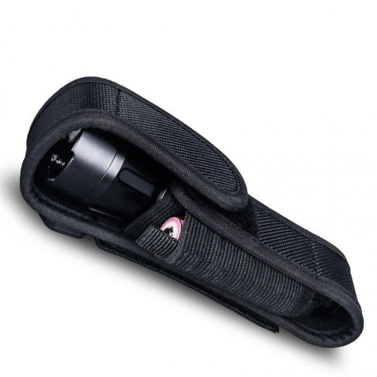 T307 16.5x4cm Nylon Flashlight Storage Bag LED Torch Holder Pouch Outdoor Hunting Camping Flashlight Protector Bag