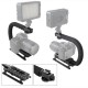 U Shape Labor-saving Adjustable Flashlight Bracket For MF01 MF01S MF02 MF02S Flashlight Stand Camera Video Handle Grip Holder U Shape Labor-saving Adjustable Flashlight Bracket For MF01 MF01S MF02 MF02S Flashlight Stand Camera Video Handle Grip Holder