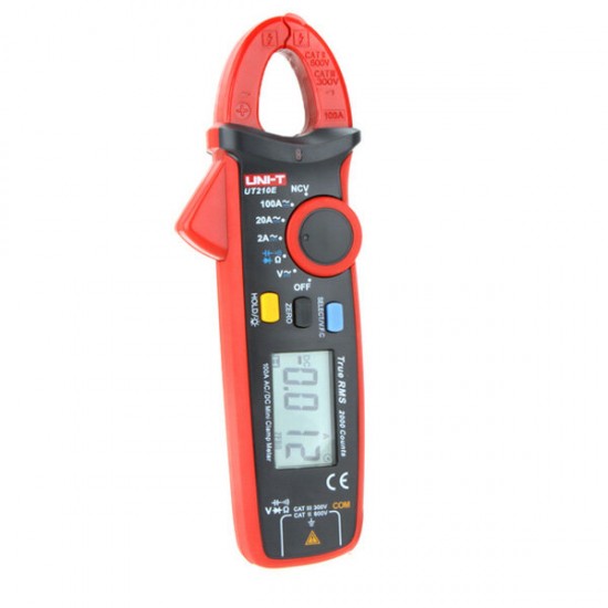 UT210E 2000Counts AC/DC Current Mini RMS Clamp Ammeter Digital Auto Range