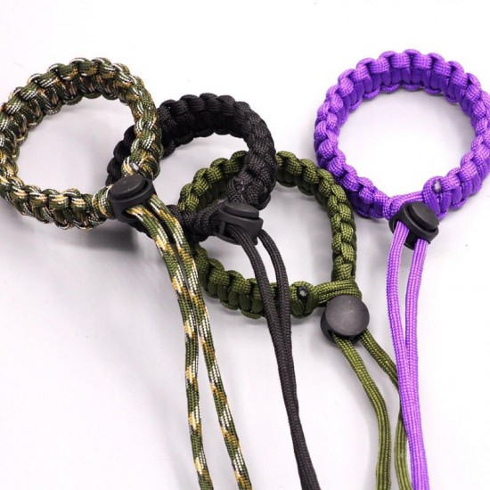 Universal Fashion Strap Personality Lanyard Adjustable Weave Flashlight Accessories for Lanyard Camera Lanyard