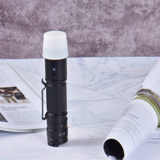 AC1 White Silicone Flashlight Diffuser Compatible with Head Diameter 24.5-26mm Flashlight TO46R TO40R E10 L50S AC1 White Silicone Flashlight Diffuser Compatible with Head Diameter 24.5-26mm Flashlight TO46R TO40R E10 L50S