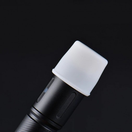 AC1 White Silicone Flashlight Diffuser Compatible with Head Diameter 24.5-26mm Flashlight TO46R TO40R E10 L50S AC1 White Silicone Flashlight Diffuser Compatible with Head Diameter 24.5-26mm Flashlight TO46R TO40R E10 L50S