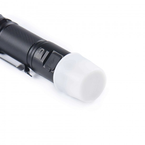 AC1 White Silicone Flashlight Diffuser Compatible with Head Diameter 24.5-26mm Flashlight TO46R TO40R E10 L50S AC1 White Silicone Flashlight Diffuser Compatible with Head Diameter 24.5-26mm Flashlight TO46R TO40R E10 L50S