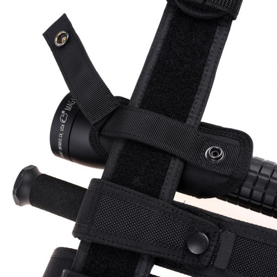 FH4 Open Top Nylon MOLLE Lanyard Flashlight Holster Outdoor Portable Flashlight Tactical Holder FH4 Open Top Nylon MOLLE Lanyard Flashlight Holster Outdoor Portable Flashlight Tactical Holder