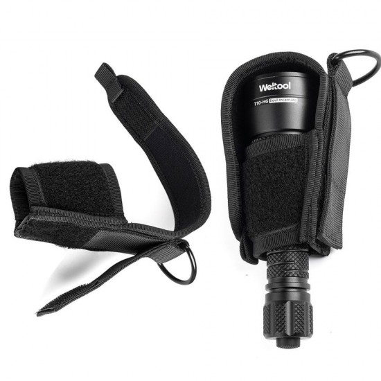 FH6 Semi-closed Nylon Flashlight Holster With Velcros Closure For T10-HR/T11/F10/F10PRO/F10R/P30/GT Mini FH6 Semi-closed Nylon Flashlight Holster With Velcros Closure For T10-HR/T11/F10/F10PRO/F10R/P30/GT Mini