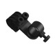 HM2 Plastic Helmet Torch Side Mount Flashlight Mount Holder Clamp Fit for 3M MSA V-Gard Hard Hat