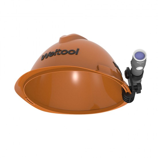 HM2 Plastic Helmet Torch Side Mount Flashlight Mount Holder Clamp Fit for 3M MSA V-Gard Hard Hat
