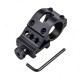 PM1 Aluminum Alloy Lightweight Flashlight Picatinny Rail Mount Torch Tactical Side Mounts Clamp