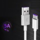 5A 1M Quick Charge Type-C USB Cable USB-C Top Speed Universal Cable For Flashlights Mobile Phone Home Tools