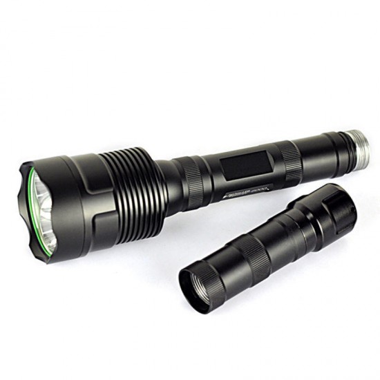 BT1 DIY Extension Body Tube For 3xT6 LEDs Flashlight Compatible With 18650 Battery
