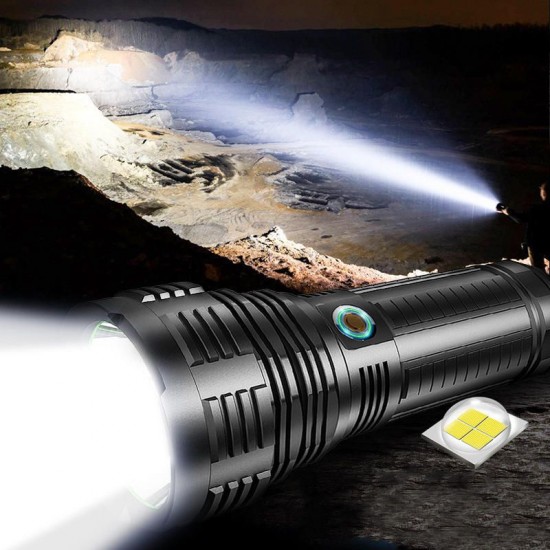 XHP70 5600LM Super Power Flashlight 5 Modes USB Charging Waterproof Work Lamp