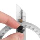 10-170 Degree Angle Ruler 153/300mm Stainless Steel Protractor Adjust Woodworking Measuring Tool