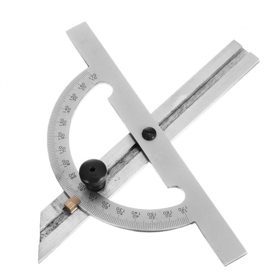 10-170 Degree Angle Ruler 153/300mm Stainless Steel Protractor Adjust Woodworking Measuring Tool