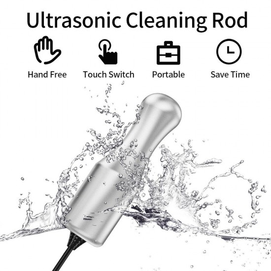 110V-220V Portable 100W Split Ultrasonic Cleaning Rod Cleaner Stick Jewelry Teeth Dental Tableware Baby Toys Washer Ultrasound Equipment