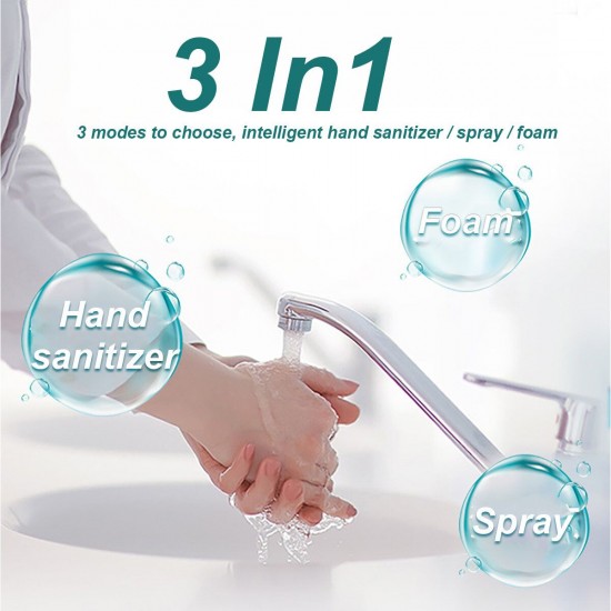 1200mL Automatic Infrared Sensor Hand-Free Touchless Spray Foam Soap Dispenser