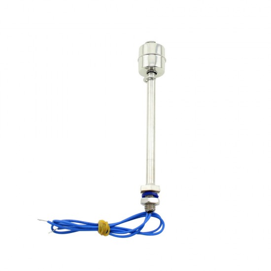 220v 50W 150mm 9.5mm/0.27'' Stainless Steel Float Switch SFS15010 Liquid Water Level Sensor Horizontal