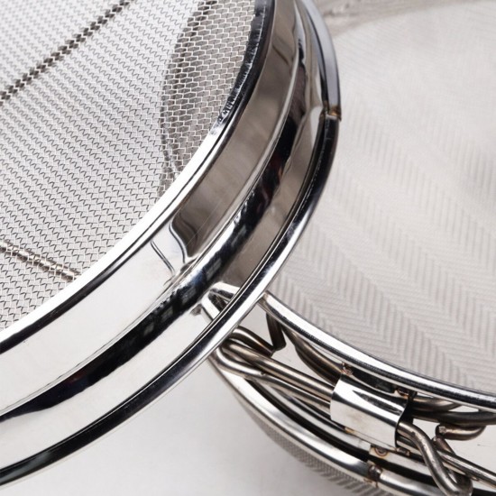 30 Mesh Double Layer Stainless Steel Honey Filter 30 Mesh Double Layer Stainless Steel Honey Filter