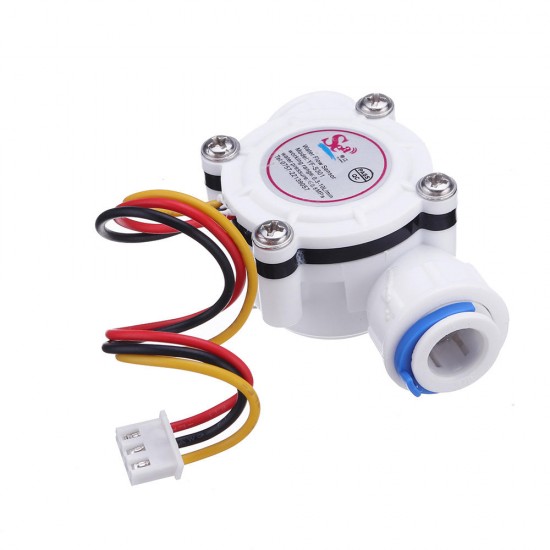 3/8''Quick Fit Plastic TurbineHall Meter Water Flow Sensor For Water Liquid Id10 mm