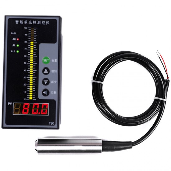 4-20MA Level Sensor Liquid Sensor Water Level Display Instrument / Beam Digital Display Control Instrument Level Transmitter 4-20MA Level Sensor Liquid Sensor Water Level Display Instrument / Beam Digital Display Control Instrument Level Transmitter