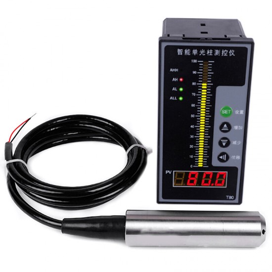 4-20MA Level Sensor Liquid Sensor Water Level Display Instrument / Beam Digital Display Control Instrument Level Transmitter 4-20MA Level Sensor Liquid Sensor Water Level Display Instrument / Beam Digital Display Control Instrument Level Transmitter