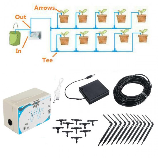 Automatic Intelligent Electronic Digital Watering Timer Home Ball Valve Garden Water Timer Irrigation Controller System Automatic Intelligent Electronic Digital Watering Timer Home Ball Valve Garden Water Timer Irrigation Controller System