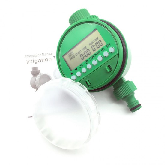 Automatic Irrigation Watering Digital Timer Y Connector 3/4 External Threadquick Connector for 4/7 or 8/11mm Hose Automatic Irrigation Watering Digital Timer Y Connector 3/4 External Threadquick Connector for 4/7 or 8/11mm Hose
