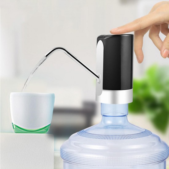 Automatic Portable Wireless Electric Drinking Water Bottle Pump Dispenser USB Charging