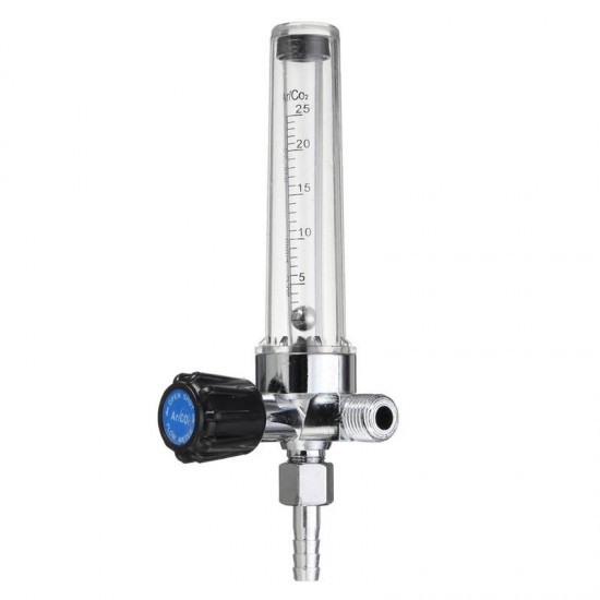 CO2 Carbon Dioxide Pressure Reducer Reducing Valve Flow Meter 1-25L/min