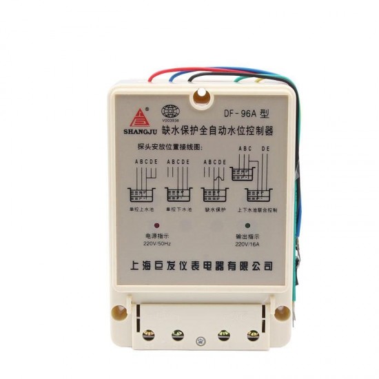 DF-96A DF96A DF9B DF-96B Automatic Water Level Controller Pump Controller Cistern Cistern Automatic Liquid Switch