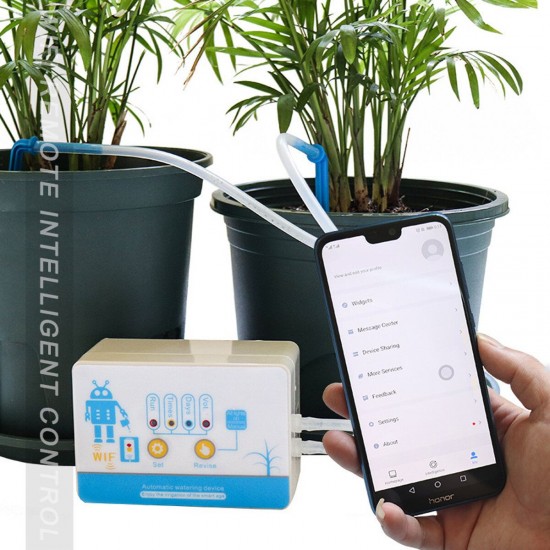 Intelligent Watering Timer Automatic Solar Water Irrigation APP WIFI Control