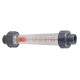 LZS-15 10-100L / h 0~65°C Flow Meter Tube Float Liquid Flowmeter