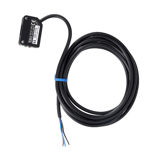Laser Photoelectric Switch PIR Sensor Distance 300MM PNP Diffuse Reflection Infrared Visible Light Normally Open DC24V Laser Sensor Laser Photoelectric Switch PIR Sensor Distance 300MM PNP Diffuse Reflection Infrared Visible Light Normally Open DC24V Laser Sensor