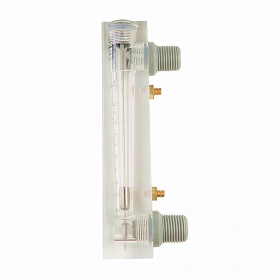 Liquid Flowmeter Water Flow Meter Panel Rotameter Without Control Valve LZM-15 0.2-2LPM 16-160LPH 1-7LPM 10-100LPH 25-250