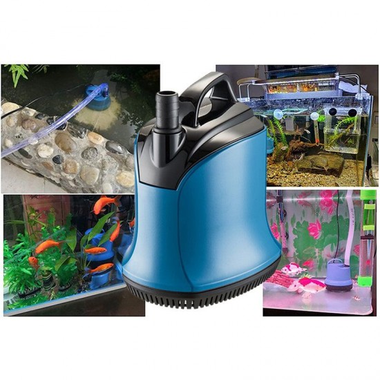 Low Noise 220V 55/45/25/7W 4500-560L/H Fish Tank Pond Aquarium Water Pump Submersible Water Fountain Pump Submersible Fountain Circulation Water Pump