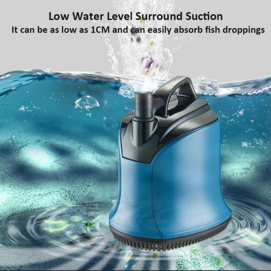 Low Noise 220V 55/45/25/7W 4500-560L/H Fish Tank Pond Aquarium Water Pump Submersible Water Fountain Pump Submersible Fountain Circulation Water Pump Low Noise 220V 55/45/25/7W 4500-560L/H Fish Tank Pond Aquarium Water Pump Submersible Water Fountain Pump Submersible Fountain Circulation Water Pump