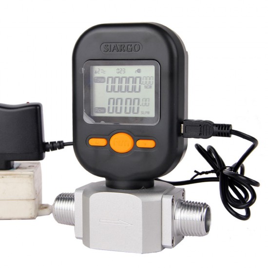 MF5712 Flow Meter 200L/min Digital Gas Air Nitrogen Oxygen Mass Flow Meter