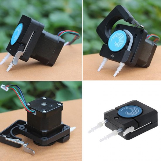Mini Peristaltic Pump Head With Tube Small Flow Stepper Motor Miniature Flow Meter Mini Peristaltic Pump Head With Tube Small Flow Stepper Motor Miniature Flow Meter