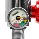 Silver S400 First Level Pressure Gauge Reducing Valve Use With 1L Oxygen Cylinder