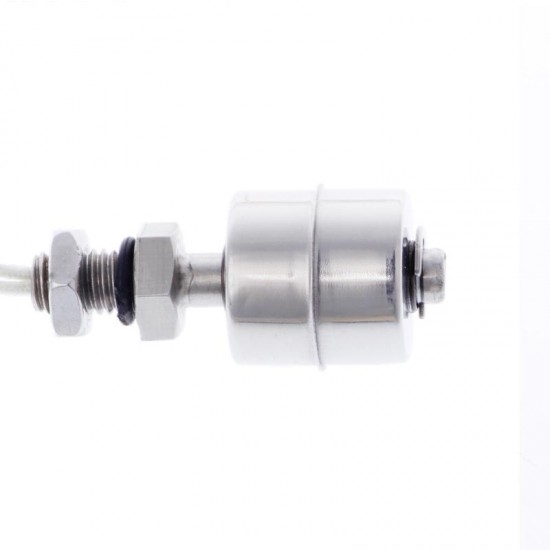 Stainless Steel Vertical Liquid Water Level Sensor Internal Float Switch 45mm Line 35CM 10W