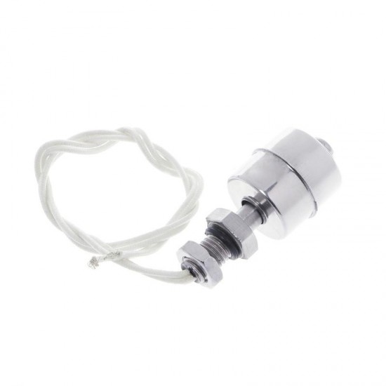 Stainless Steel Vertical Liquid Water Level Sensor Internal Float Switch 45mm Line 35CM 10W Stainless Steel Vertical Liquid Water Level Sensor Internal Float Switch 45mm Line 35CM 10W