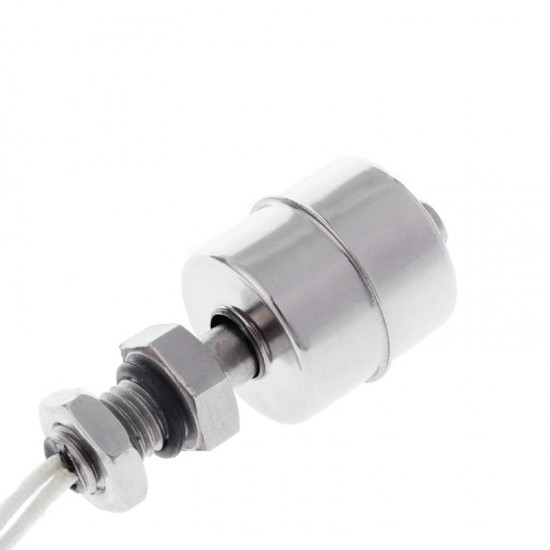 Stainless Steel Vertical Liquid Water Level Sensor Internal Float Switch 45mm Line 35CM 10W Stainless Steel Vertical Liquid Water Level Sensor Internal Float Switch 45mm Line 35CM 10W