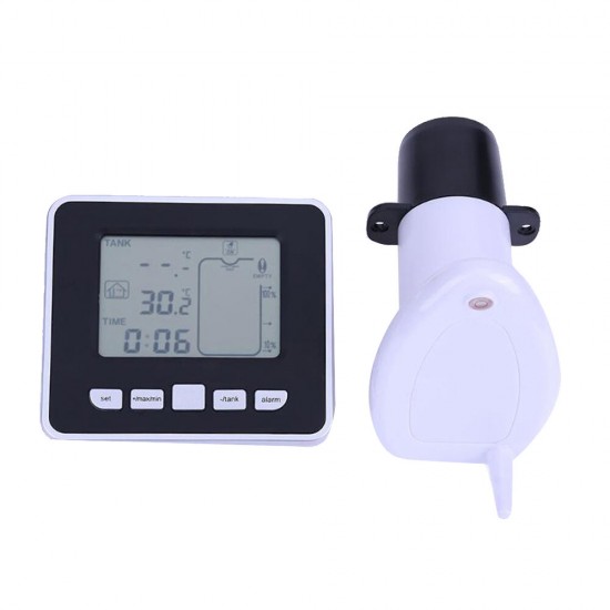 TS-FT002 Ultrasonic Level Flow Meter 0 ~15M Depth Level Meter And -40~60°Measure Range Level Gauge Thermometer