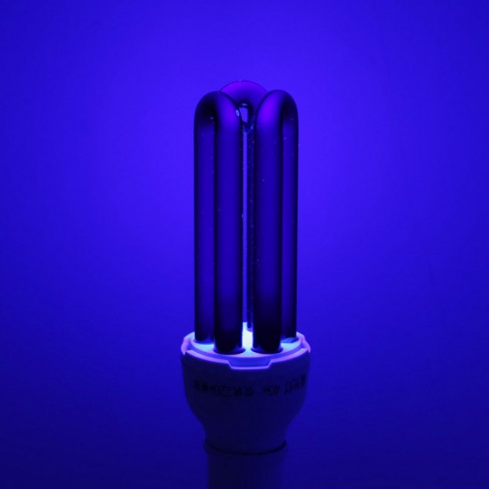 DC12V E27 15W 20W 30W 40W Straight Shape Purple Fluorescent Blacklight CFL Light Bulb Lamp