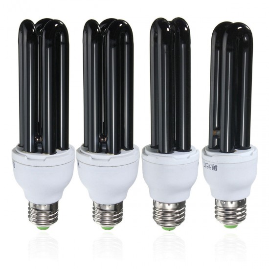 E27 15W 20W 30W 40W Straight Shape Purple Fluorescent Blacklight CFL Light Bulb Lamp AC220V