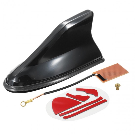 Universal Auto Car Shark Fin Roof Antenna Aerial AM FM Radio Decorate Universal Auto Car Shark Fin Roof Antenna Aerial AM FM Radio Decorate