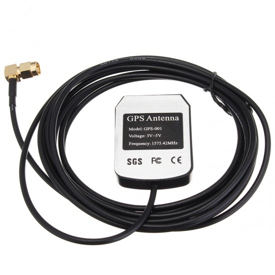 External GPS GLONASS Antenna Receiver Positioning Aerial Curved SMA Male Connector 3 Meters for Car Navigation External GPS GLONASS Antenna Receiver Positioning Aerial Curved SMA Male Connector 3 Meters for Car Navigation