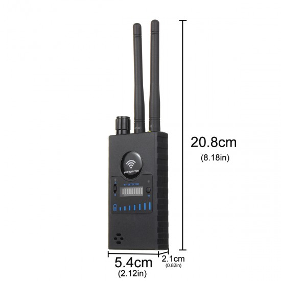 G529 2.4GHZ Dual Antenna Anti-Spy GPS Magnetic Wireless Camera Detector Signal Automatic Detector Finder Racker Frequency Scan