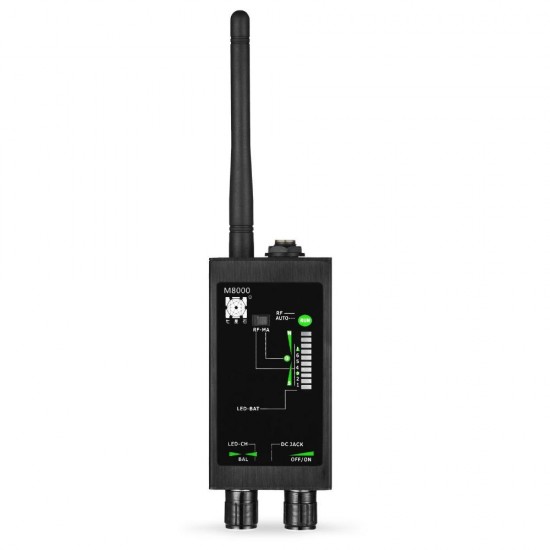 M8000 1MHz-12GH Radio Signal Detector FBI GSM RF Auto Signal Camera Detector GPS Tracker Finder with Magnetic LED Antenna M8000 1MHz-12GH Radio Signal Detector FBI GSM RF Auto Signal Camera Detector GPS Tracker Finder with Magnetic LED Antenna