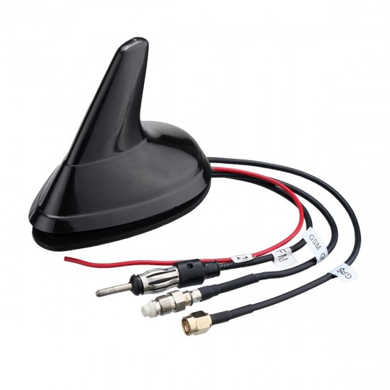 Universal Auto Car Shark Fin Roof Antenna Aerial FM / AM / GPS / GSM Decorate