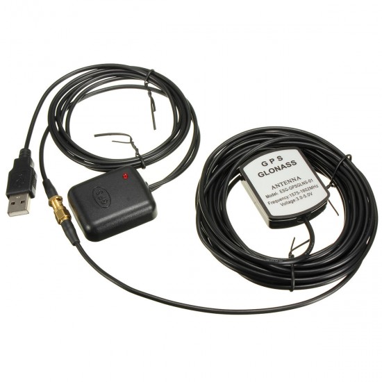 Waterproof Car External Receiver Antenna Repeater Active USB Port GPS Signal 30DB Amplifier